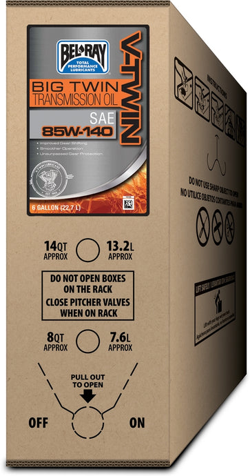 Bel-Ray 301828150033 Big-Twin Transmission Oil - 85W140 - 6 Gal.