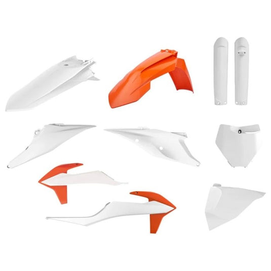 Orange/White