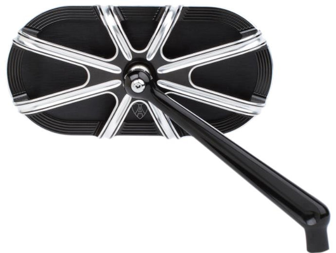 Arlen Ness 13-162 Caged Series 10-Gauge Mirror - Right - Black