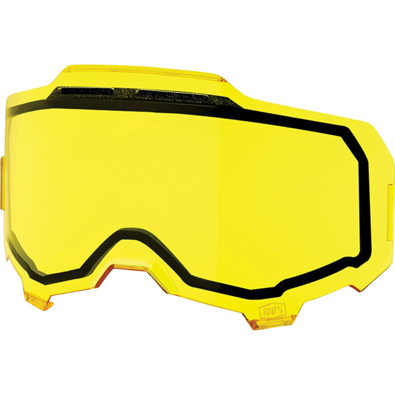 100% 59052-00003 Injected Dual Pane Vented - Yellow Lens