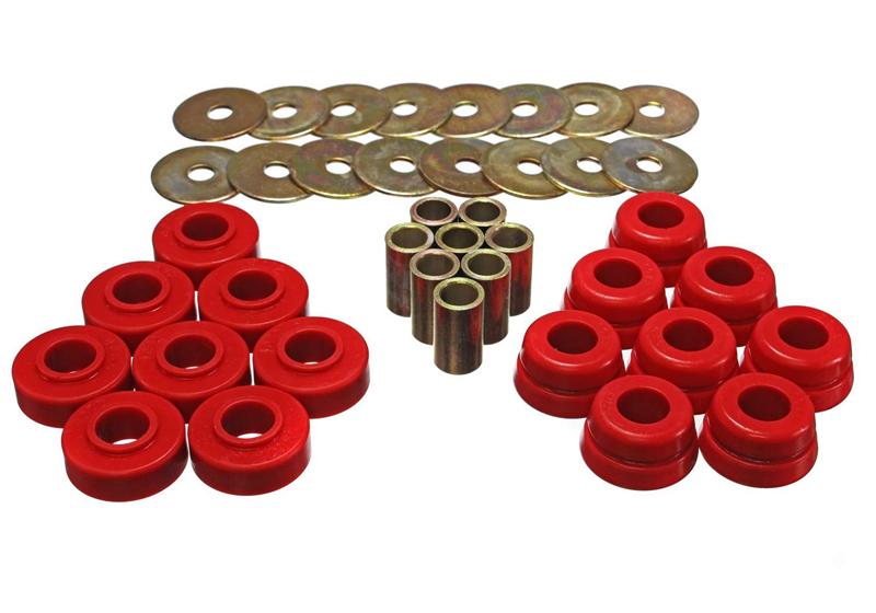 Load image into Gallery viewer, Energy Suspension 3.4126R ES Body Mounts - Red
