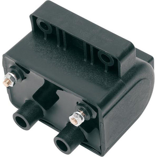 Drag Specialties 2102-0213 12V Ignition Coil - 4 OHM - Black