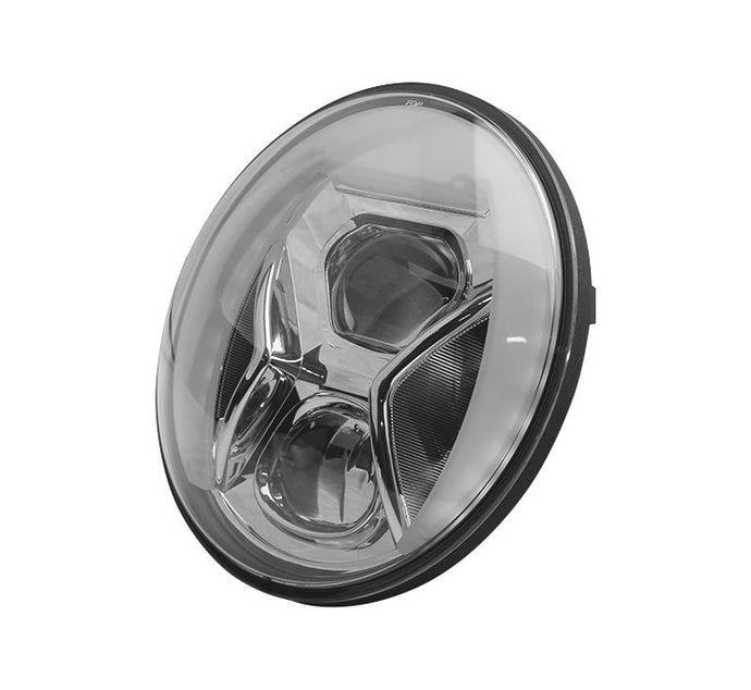 Highsider 226-002 7in. LED Adaptive Headlight - Chrome