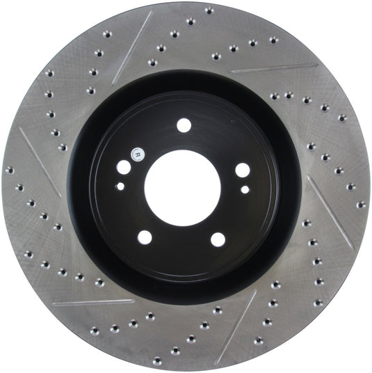 Stoptech 127.46076R ST Slot & Drill Brake Rotors