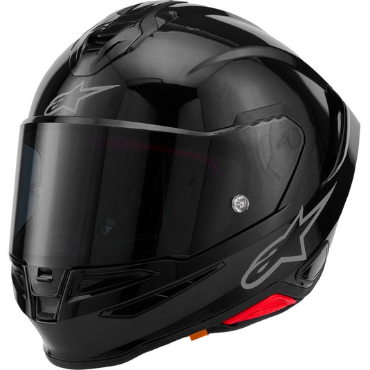 Alpinestars Supertech R7 Solid Helmet (Medium, Gloss Black)