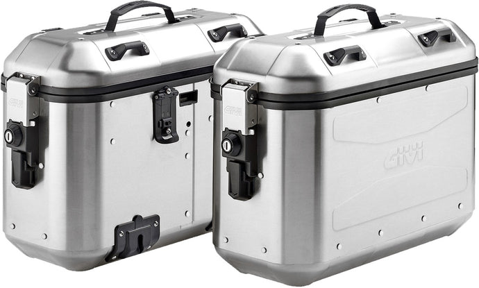 Givi DLMK36APACK2 36 Liter Dolomiti Monokey Side Case - Silver