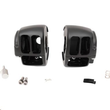 Drag Specialties 0616-0357 Switch Housing Kit - Matte Black