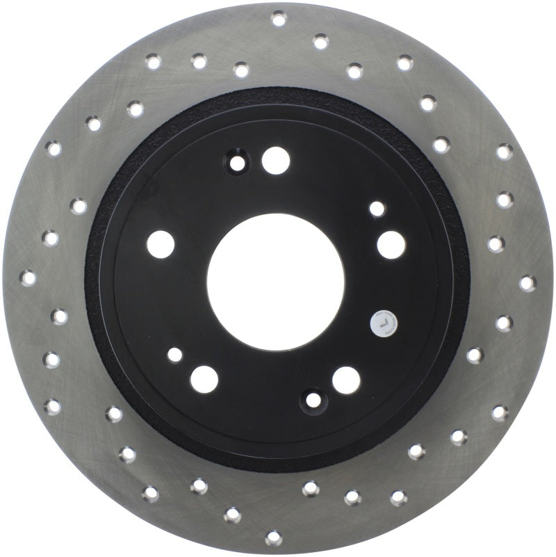 Load image into Gallery viewer, Stoptech 128.40068L ST Drilled Sport Brake Rotors
