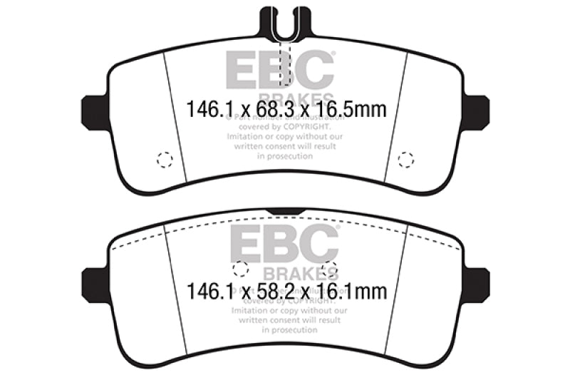 Load image into Gallery viewer, Ebc DP42350R EBC Yellowstuff Brake Pad Sets
