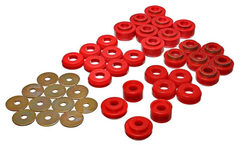 Load image into Gallery viewer, Energy Suspension 3.4136R ES Body Mounts - Red
