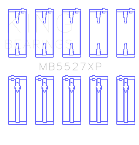 King Engine Bearings MB5527XP0.25 KING Performance Main Bearings