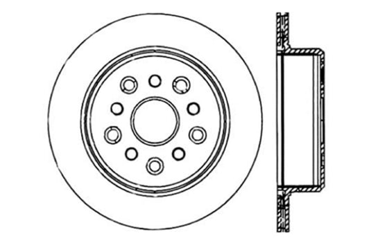 Stoptech 127.44105R ST Slot & Drill Brake Rotors