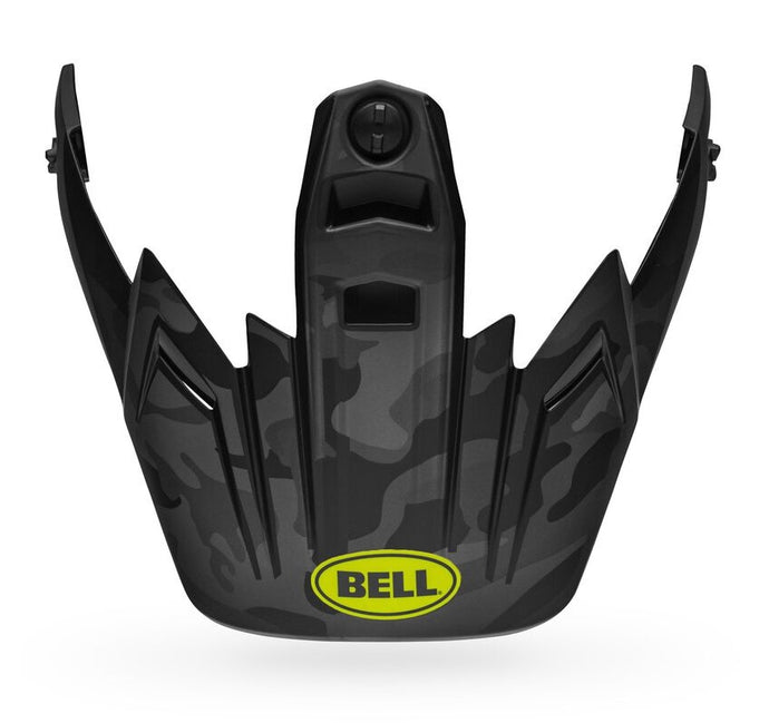 Bell Helmets Visor for MX-9 Adventure MIPS Stealth Camo Helmets - Matte Black/Hi-Viz