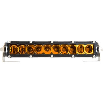 Heretic Studio 51006 6-Series Light Bar - 10in.(12in. x 2in. x 1.5in.)-Black Combination Spot/Flood Light with Amber Lens