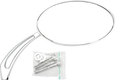 Harddrive ES-211+A10 Universal Oval Arrow Mirror - Chrome