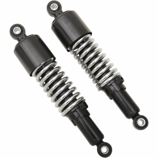 Emgo 17-05701 Custom Eye Lower Mounting Shorty Shocks - w/o Shroud - Black/Chrome