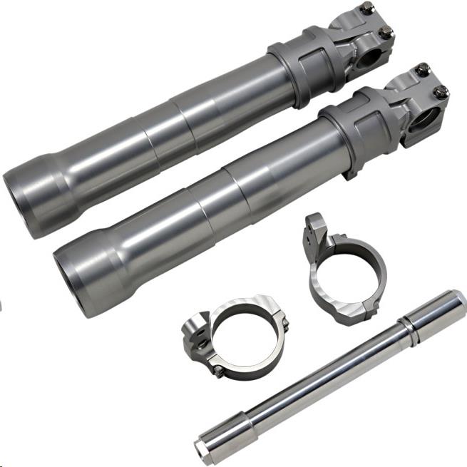 Alloy Art 49LLFX-1ABS 49mm Lower Legs - Clear  Anodized