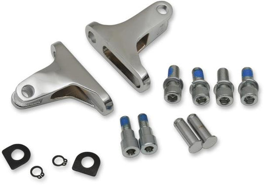 Drag Specialties 1621-0786 Short Passenger Footpeg Mount Kit - Chrome