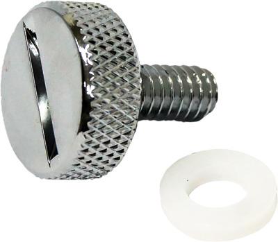 Harddrive 05-097 Quarter Turn Thumb Seat Screw - 1/4- 20 - Chrome