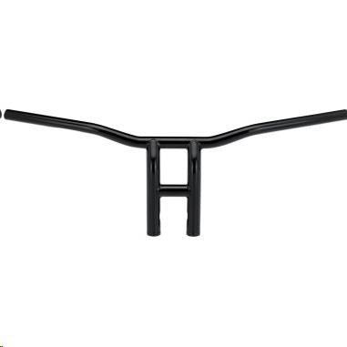 Biltwell Inc. 6260-2013 1in. Tyson XL Pullback 10in. Handlebar - Black Electroplated