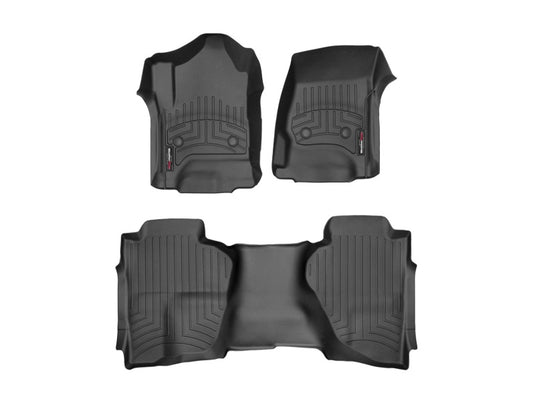 Weathertech 447221-445423 WT FloorLiner - Front - Blk
