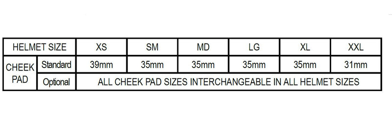 Load image into Gallery viewer, Shoei Cheek Pads for RF-1200 Helmet - (43mm) OPT
