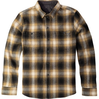 American Biker American Biker Flannel Shirt (X-Large, Brown)