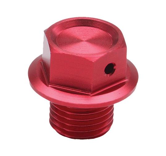 ZETA ZE58-1223 Magnetic Drain Plug - Red