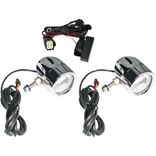 Custom Dynamics PB-FOG-SS8-C LED Halo Fog Lights - Chrome