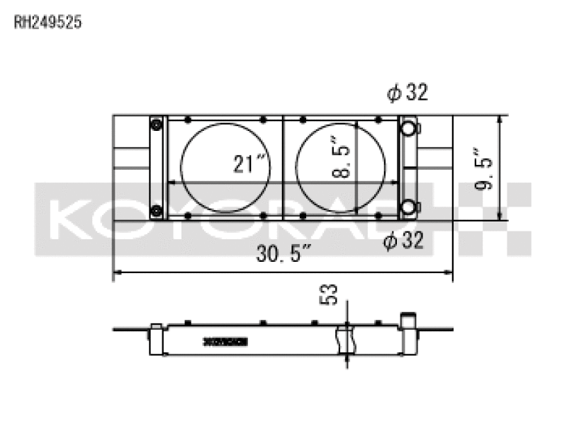 Load image into Gallery viewer, Koyo RH249525 KOY Racing Radiators
