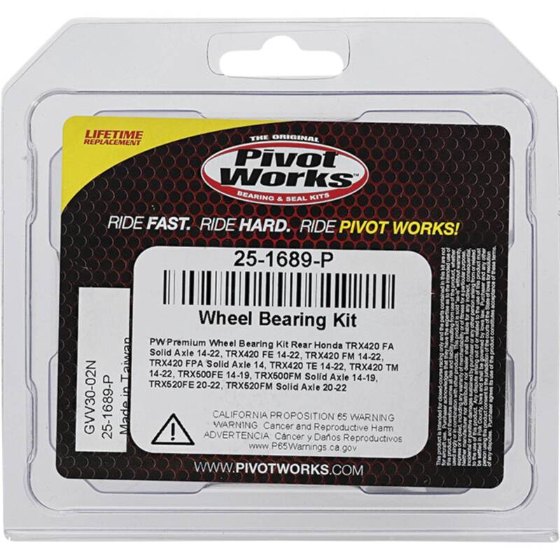 Load image into Gallery viewer, Pivot Works 25-1689-P PIV Wheel Bearing Kit
