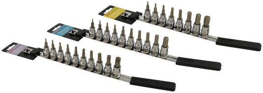 Cruztools ME38HBS Hex Bit Socket Set - Metric