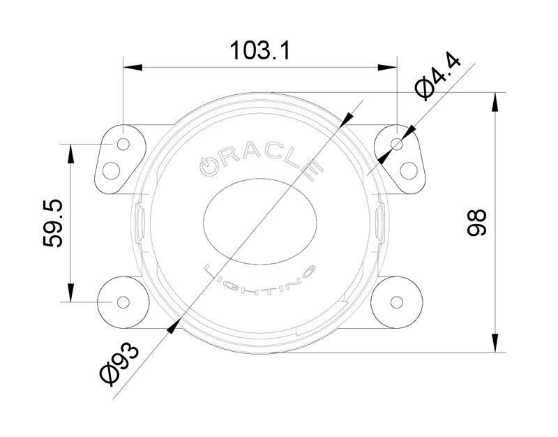 Load image into Gallery viewer, Oracle Lighting 5846-334 ORL Fog Light Assembly

