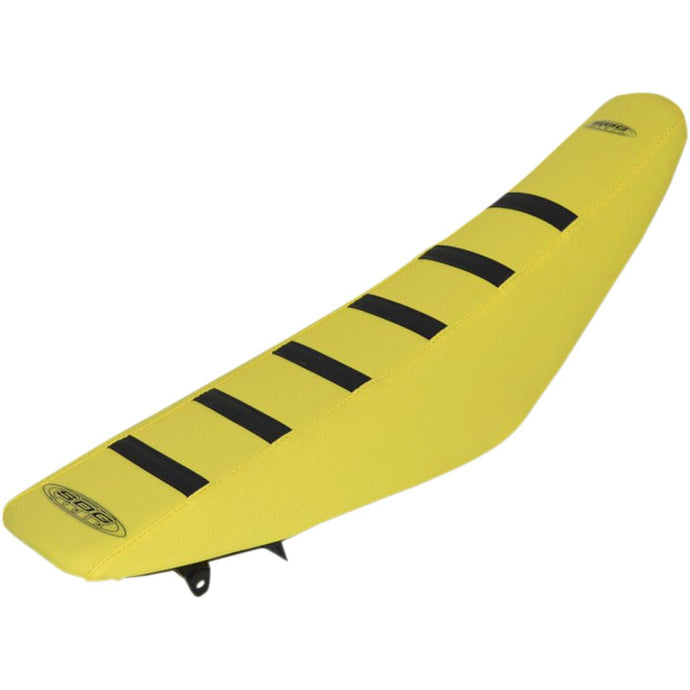 Sdg 95925KYY 6-Rib Gripper Seat Cover - Yellow Cover/Black Ribs