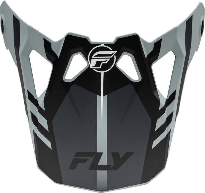 Fly Racing Visor for Formula CP Krypton Helmets - Matte Gray/Black - XL/2XL