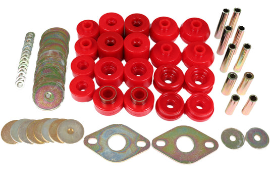 Energy Suspension 8.4111R ES Body Mounts - Red