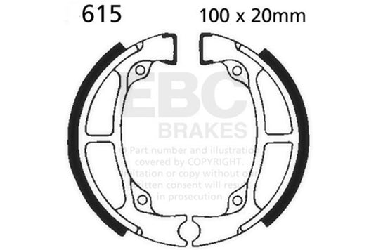 Ebc Powersports 615 EBC FA-SFA-X Brake Pads