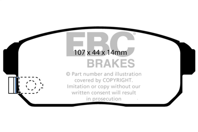 Load image into Gallery viewer, Ebc DP51691NDX EBC Bluestuff Brake Pad Sets
