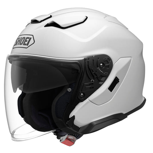 Shoei J-Cruise 3 Solid Helmet (Large, White)