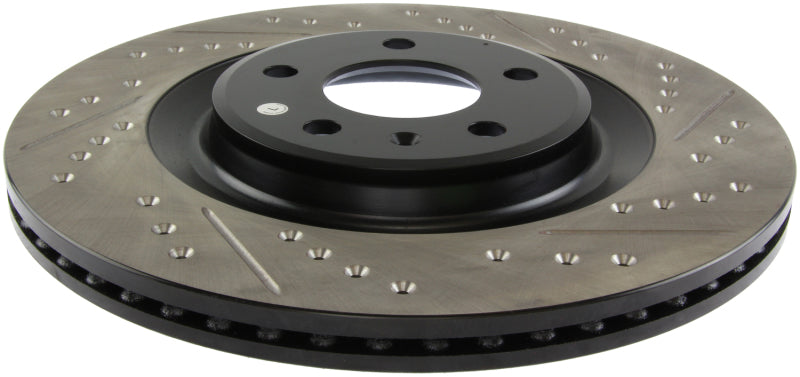 Load image into Gallery viewer, Stoptech 127.33137L ST Slot &amp; Drill Brake Rotors
