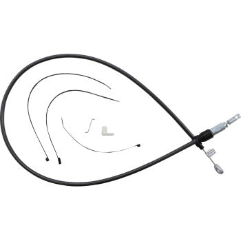Magnum 423411HE Alternate Length Black Pearl Quick Connect Braided Upper Clutch Cable - 45in.