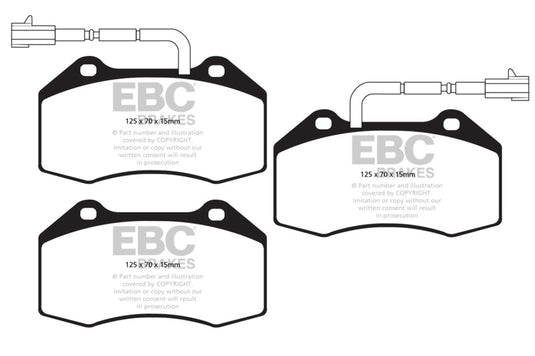 Ebc DP42021/2R EBC Yellowstuff Brake Pad Sets