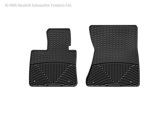 Weathertech W74 WT Rubber Mats - Front - Blk
