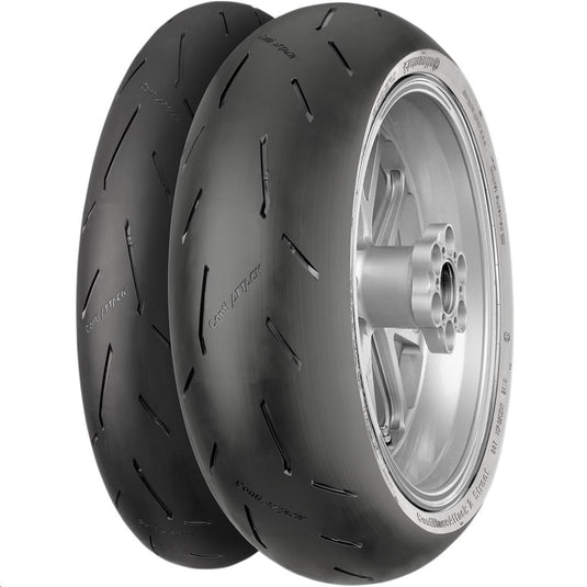 Continental 02446590000 Conti Race Attack 2 Street Rear Tire - 180/55ZR17