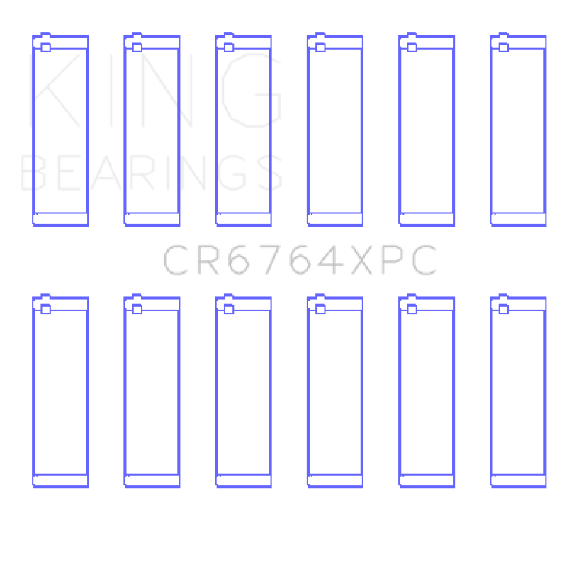 Load image into Gallery viewer, King Engine Bearings CR6764XPCSTDX KING Performance Rod Bearings
