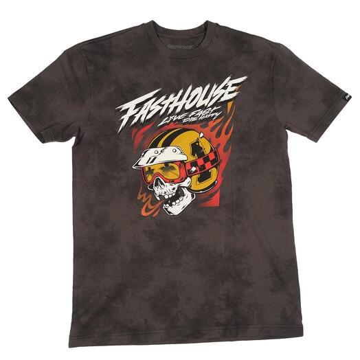 Load image into Gallery viewer, Fasthouse Destroyer SS T-Shirt (Medium, Black Crystal Wash)

