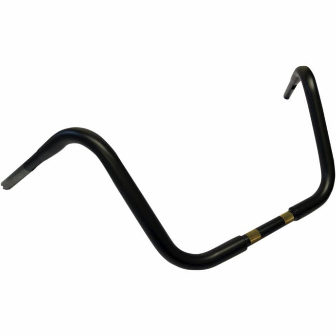 Drag Specialties 0601-3506 Ape Hanger 1-1/4in. Buffalo Touring Handlebar - 12in. - Flat Black