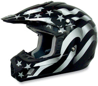 AFX FX-17 Freedom Helmet Stealth Flag Black