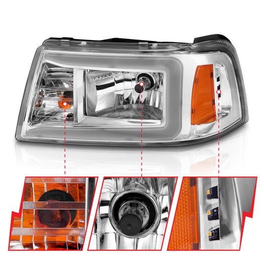 Anzo 111512 ANZ Crystal Headlights