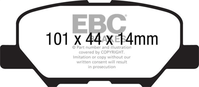 Ebc DP22171 EBC Greenstuff Brake Pad Sets